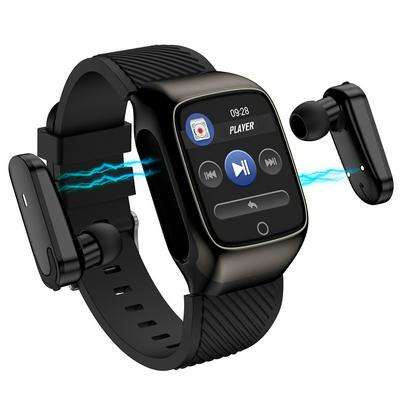 S300 Smart Watch Men Earbuds With Bluetooth Earphones Smartwatch Music Sports for Exercise Run Two in One for Android iOS