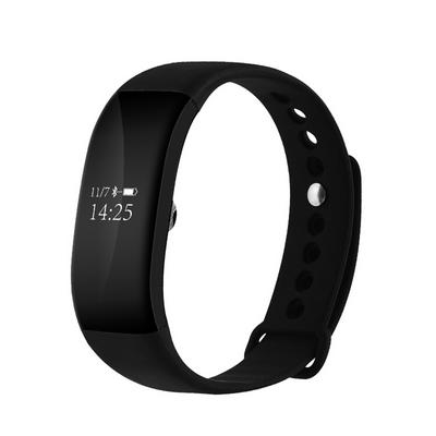 V6 Heart Rate + Smart Fitness Bracelet Band HR IP67 Waterproof Bluetooth Smartwatch for iPhone 7 Plus - Black