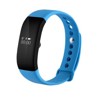 V6 Heart Rate + Smart Fitness Bracelet Band HR IP67 Waterproof Bluetooth Smartwatch for iPhone 7 Plus - Blue