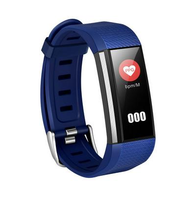 M200 Heart Rate Monitor Sport Watch 0.96'' TFT Bluetooth 4.0 Smart Watch Silicone Bracelet Blood Pressure Sleep Monitor - Blue