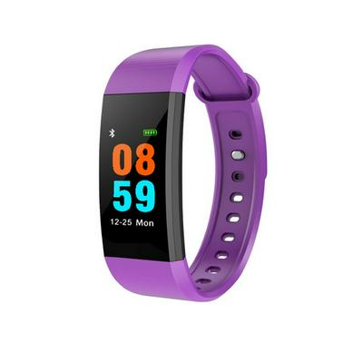 I9 Smart Bracelet Heart Rate Monitor Blood Pressure Fitness Tracker Waterproof Smart Wristband Sport Watch - Purple