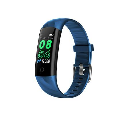S5 Fitness Bracelet Ip67 Waterproof Smart Blood Group Pressure Heart Rate Monitor Color Bracelet Watch - Navy Blue