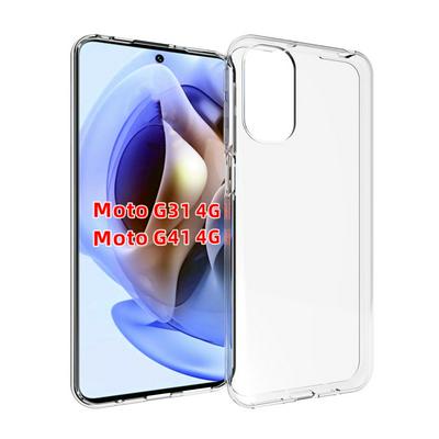 Precise Cut-Out Ultra Clear Flexible TPU Phone Cover Case for Motorola Moto G31 4G/G41 4G