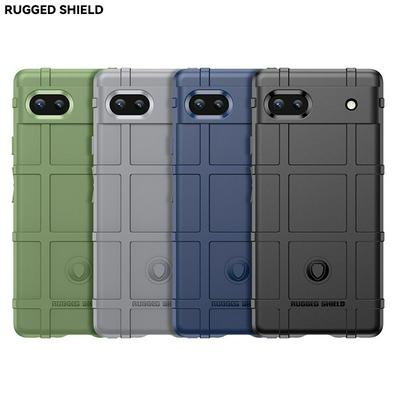 For Google Pixel 6a Rugged Shield Detachable Shockproof Frosted All-Inclusive Flexible TPU Cover Case