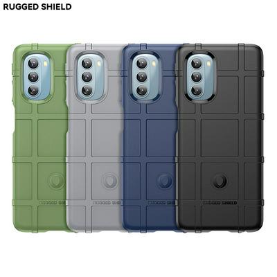 For Motorola Moto G51 5G Rugged Shield Detachable Shockproof Frosted All-Inclusive Flexible TPU Cover Case