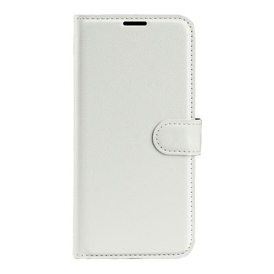 For Motorola Moto G51 5G Lychee Pattern Folio Flip Leather Case with Stand and Card Slots Function