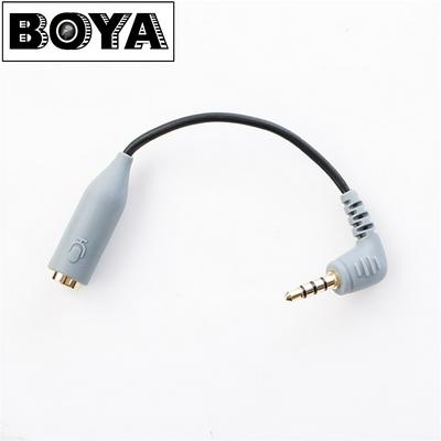 BOYA BY-CIP2 3.5mm to TRRS TRS Microphone Cable Adapter for iPad iPod Touch iPhone BY-WM8 BY-WM6 BY-WM5 Microphone Accessories