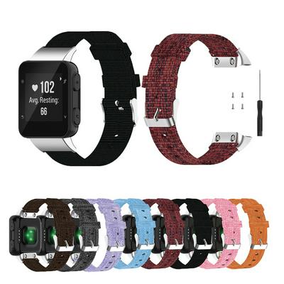 Colorful Nylon Strap Replacement Watch band For Garmin Forerunner35 Wrist strap for Garmin Forerunner 30 wristband bracelet
