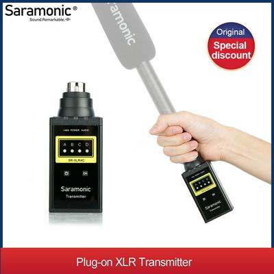 Saramonic  Plug-on XLR Transmitter (SR-XLR4C) and Handheld microphone (SR-HM4C)  for the SR-WM4C Wireless System