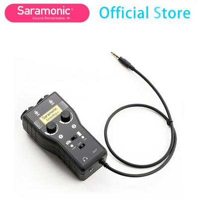 Saramonic SmartRig II/Di/UC Professional Mic&Guitar Interface Preamplifier Audio Adapter Mixer for Smartphone iOS Android Device