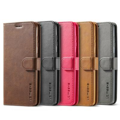 For Samsung Galaxy S22 Plus Magnetic Button Calf Pattern PU Leather + TPU Wallet Phone Case
