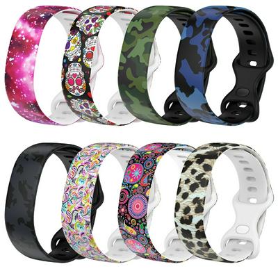 Printed camouflage Silicone Band Compatible with amazon halo 1 Smart Watch Wrist Strap Loop Bracelet Replacement Waterproof Belt