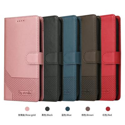 For Samsung Galaxy S22 Solid Color Clamshell Type Anti-scratch Wallet Leather Phone Case