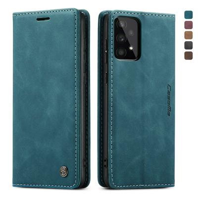 For Samsung Galaxy A53 5G Solid Color Flip Leather Case with Stand & Card Slot Function