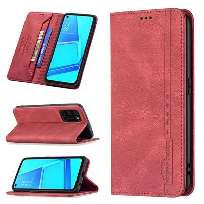For Oppo A92/Oppo A72/A52 Magnetic Closure Anti-Theft Brush Protection BF08 Style PU Leather Phone Case 