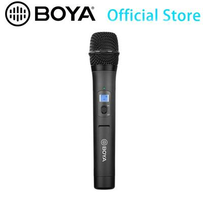 BOYA BY-WHM8 Pro Wireless Handheld Microphone Cardioid Transmitter UHF transmission with 48 channels for RX8 PRO SP-RX8 PRO