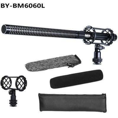 BOYA BY-BM6060L Handheld Shotgun Microphone Supercardioid High Pass Filter XLR Condenser Mic for Interview Film TV Show ENG EFP