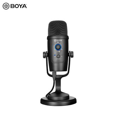 BOYA BY-PM500 USB Microphone Mic Cardioid/ Omnidirectional 3.5mm Headphone Jack Desktop Mic Stand Type-C for Studio Recording