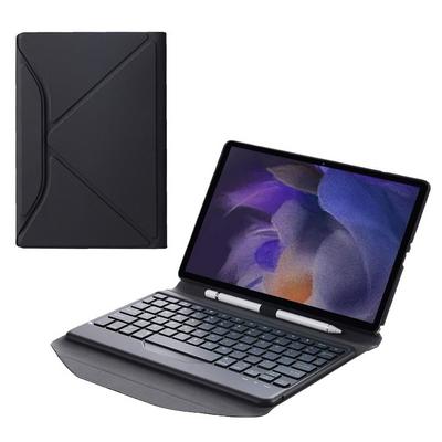 BA08For Samsung TAB A8 (SM-X205/X200) triangle rear support Bluetooth keyboard leather case