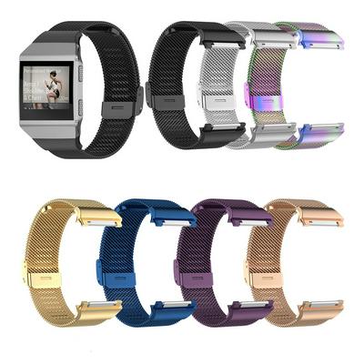 Smartwatch Watchband Replacement Watch Strap For Fitbit Ionic Metal Wristband Stainless Steel Metal Mesh Wrist Bracelet