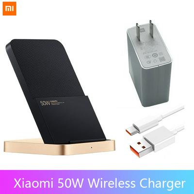 Original Xiaomi 50W Wireless Charger Temperature Control Vertical Charging Base Fast Charger For Xiaomi Mi 12 Pro