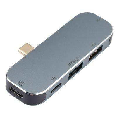 5 in 1 USB-C / Type-C Male to Dual USB-C / Type-C + Dual USB + USB 3.0 Female Adapter