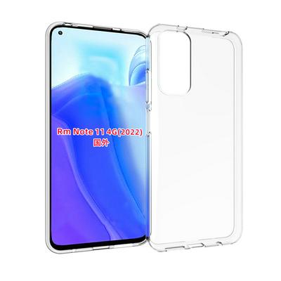 For Xiaomi Redmi Note 11 4G/Note 11S Transparent Shockproof Scratch Resistant Soft TPU Back Cover Case