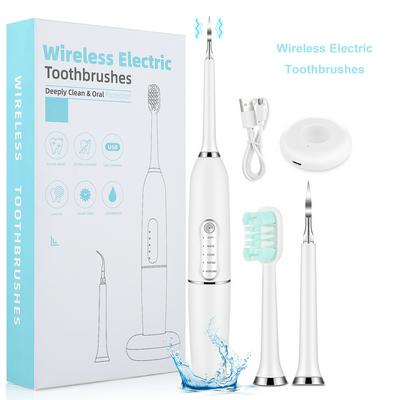 Wireless Charging Electric Tooth Cleaner Calculus Tartar Stains Cleaning Tool Oral Care Device