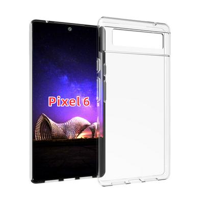 For Google Pixel 6 Transparent Shockproof Scratch Resistant Soft TPU Back Cover Case