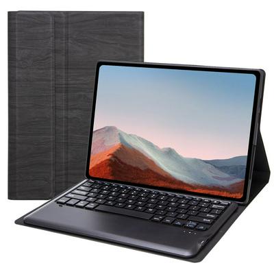 SF109 is suitable for Microsoft Surface Pro 4.5.6.7 general tree grain leather TPU shell Bluetooth keyboard leather case