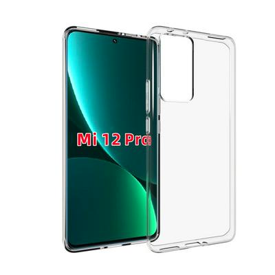 For Xiaomi 12 Pro Transparent Shockproof Scratch Resistant Soft TPU Back Cover Case