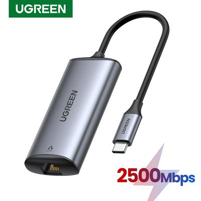 UGREEN 2500Mbps USB C Ethernet Adapter 2.5 Gigabit Type C to Lan RJ45 Network Card for MacBook iPad Pro USB-C Ethernet