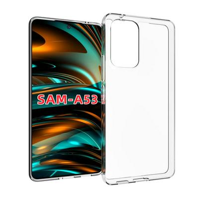 For Samsung Galaxy A53 5G Transparent Shockproof Scratch Resistant Soft TPU Back Cover Case