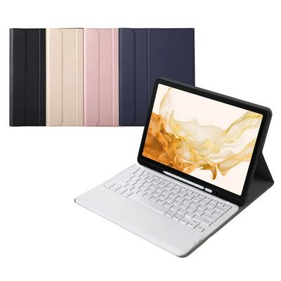 A800B suitable for SamsungTab S8 Plus X800 pen slot can be split Bluetooth keyboard leather case