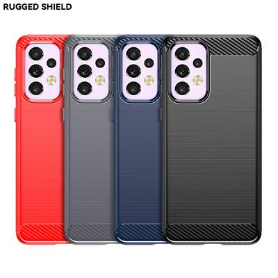 For Samsung Galaxy A33 5G Ultra Thin Brushed Texture TPU Shockproof Military Grade Back Cover Case