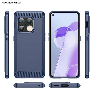 For OnePlus 10 Pro 5G Ultra Thin Brushed Texture TPU Shockproof Military Grade Back Cover Case
