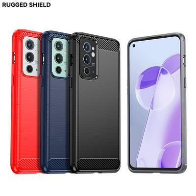 For OnePlus 9RT 5G Ultra Thin Brushed Texture TPU Shockproof Military Grade Back Cover Case