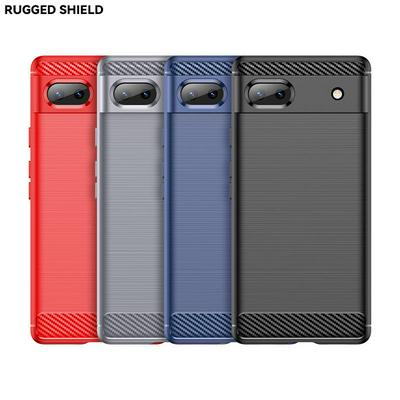 For Google Pixel 6a Ultra Thin Brushed Texture TPU Shockproof Military Grade Back Cover Case