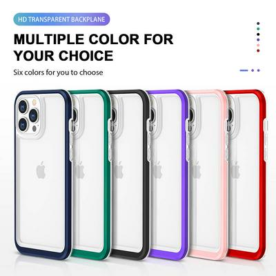 For iPhone 13 Pro Max Bright Series Shock-proof TPU+PC+Acrylic Back Cover Case