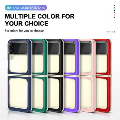 For Samsung Galaxy Z Flip 3 5G Bright Series Shock-proof TPU+PC+Acrylic Back Cover Case