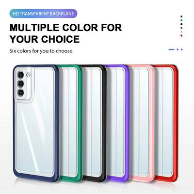 For Samsung Galaxy S21+ 5G Bright Series Shock-proof TPU+PC+Acrylic Back Cover Case