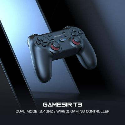 GameSir T3 Pubg PC Gamepad Bluetooth 2.4G USB Wired Wireless Controller with Dual Vibration Gamepad with Joystick for Computer and TV