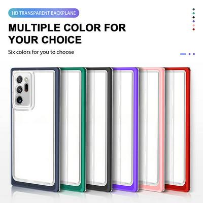 For Samsung Galaxy Note20 Ultra Bright Series Shock-proof TPU+PC+Acrylic Back Cover Case