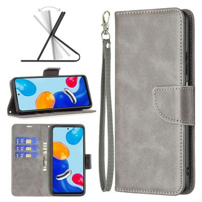 For Xiaomi 12 Solid Color Sheep Pattern Scratch Resistant Wallet Leather Case with Card Slots&Stand Function