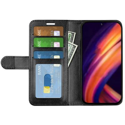 For Motorola Edge X30/Motorola Edge 30 Pro/Motorola Edge Plus(2022)/Motorola Edge+(2022) R64 Pattern Single Folded Edge Folio Flip Wallet Leather Case
