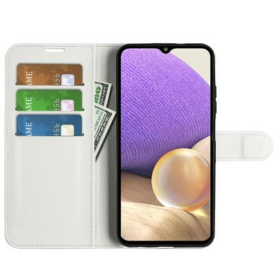 For Samsung Galaxy A53 5G Lychee Pattern Wallet Leather Case with Stand and Card Slots Function