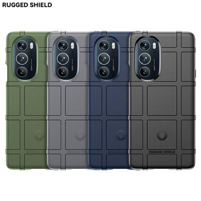 For Motorola Edge+（2022）Rugged Shield Detachable Shockproof Frosted All-Inclusive Flexible TPU Cover Case