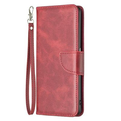 For Oppo Find X5 Lite Solid Color Sheep Pattern Scratch Resistant Wallet Leather Case with Card Slots&Stand Function