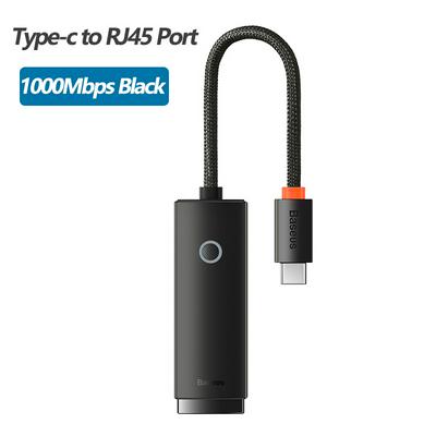 Baseus Lite Series Ethernet Adapter Type-C to RJ45 LAN Port (1000Mbps)