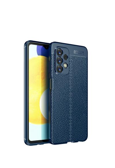 For Samsung Galaxy A23 Lychee Pattern Shock Absorption Anti-drop Business Soft TPU Back Cover Case